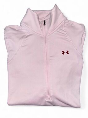 Under Armour Light Pink Quarter-Zip Pullover